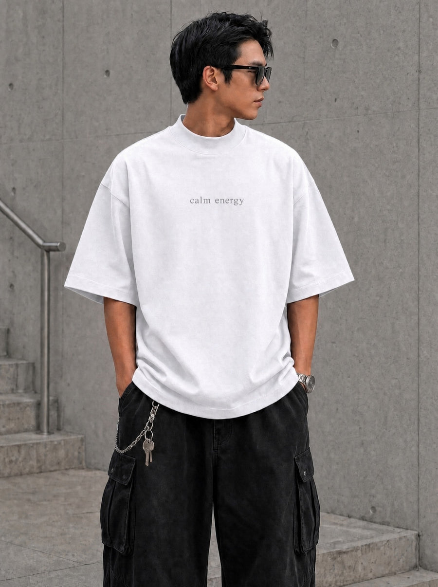 Calm Energy Men's Tee | White | Limited-Time Release