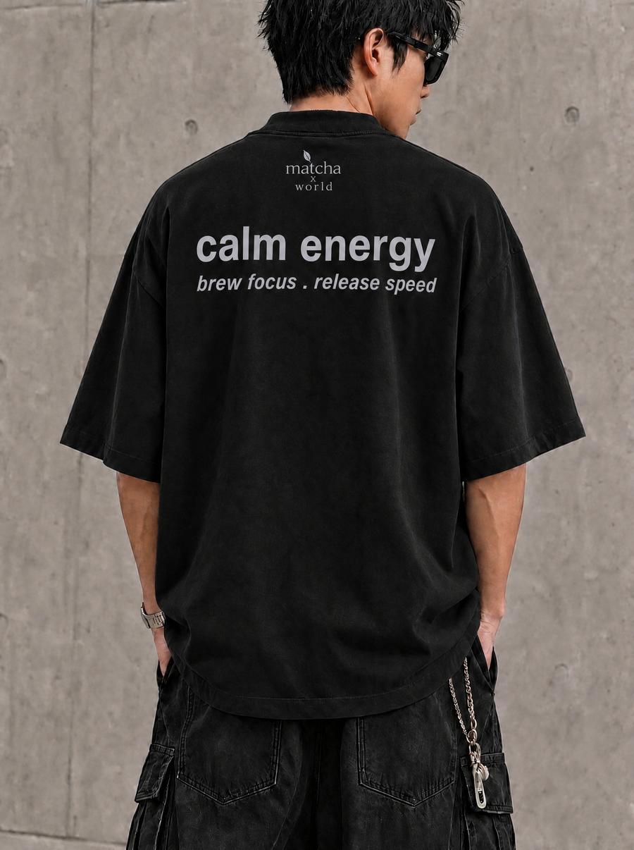 Calm Energy Men's Tee | Black | Limited-Time Release
