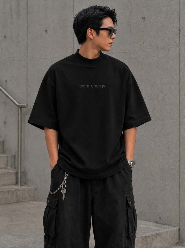 Calm Energy Men's Tee | Black | Limited-Time Release