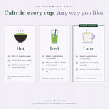 LOW CAFFEINE 静 First Harvest Japanese Matcha Powder, Over 85% Less Caffeine (7 mg per Cup, Lab Tested), Izumo Shimane, 30 g