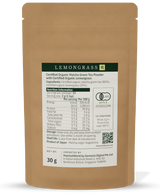 LEMONGRASS 爽 — Certified Organic Japanese Matcha with Pure Organic Lemongrass, No Flavouring, No Sugar, 30 g (15 Servings)