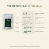 RIN 凛 Ceremonial Grade Japanese Matcha Powder, First Harvest, Stone-Milled, Uji Kyoto, 30 g (15 Servings)