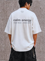 Calm Energy Men's Tee | White | Limited-Time Release